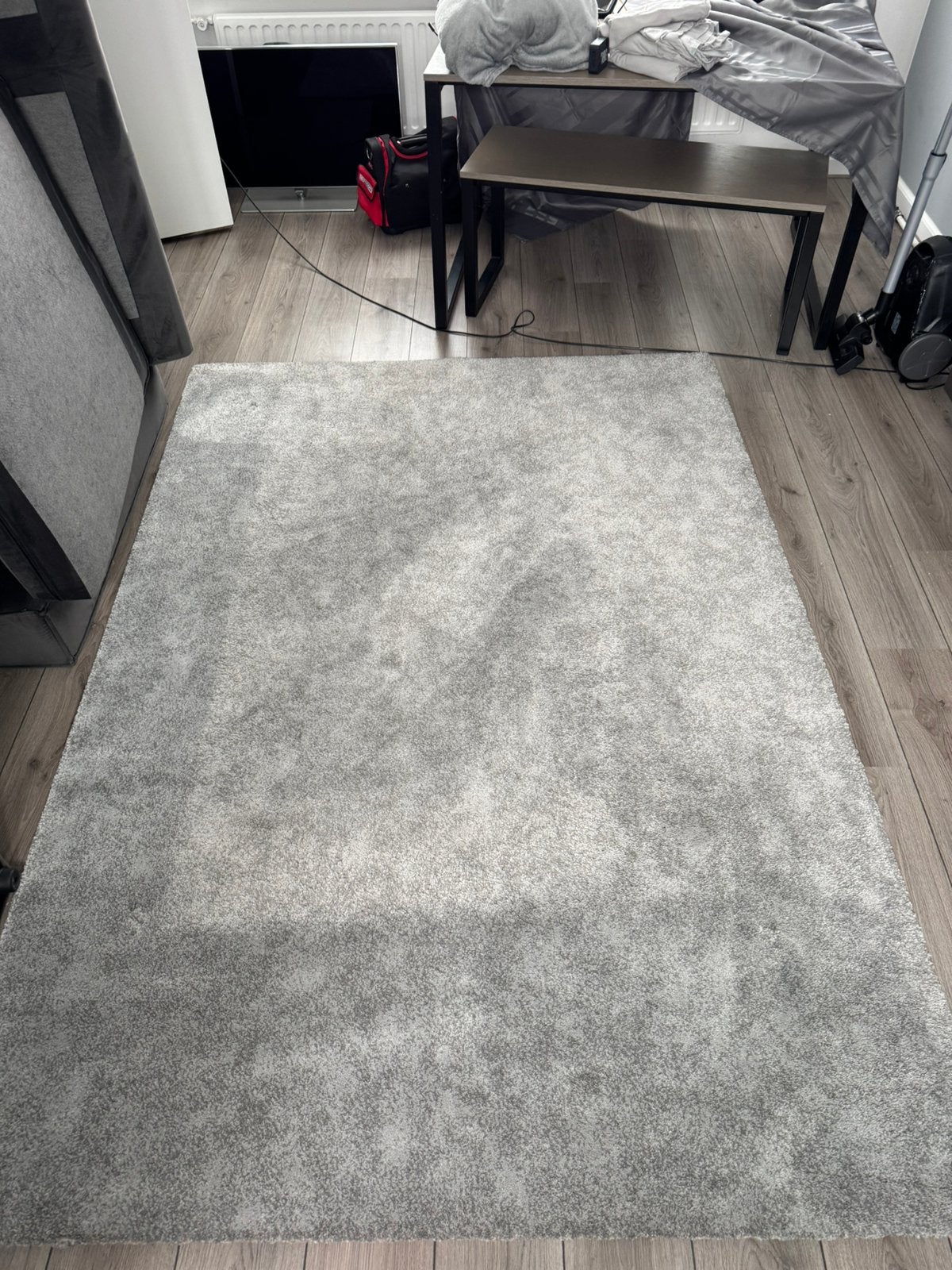Stoense Vloerkleed Grijs 170x240, Huis en Inrichting, Stoffering | Behang, Ophalen, Grijs