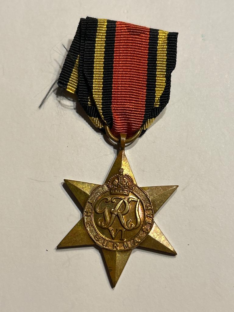 Orig. Britse Burma Star medaille uit de Tweede Wereldoorlog., Verzamelen, Militaria | Tweede Wereldoorlog, Verzenden, Landmacht