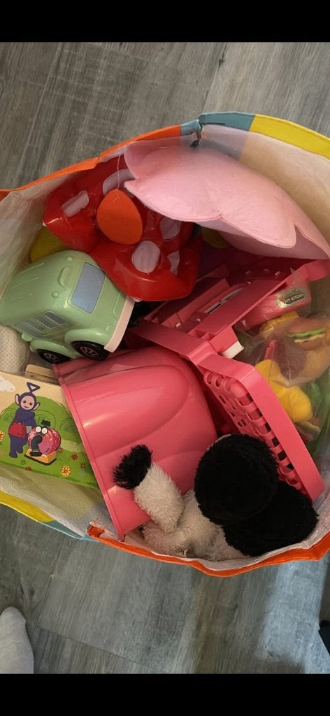 Tas met speelgoed, Ophalen, Jongen of Meisje