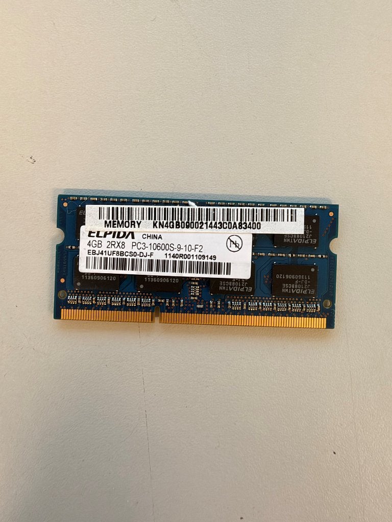 DDR3 +/- 20 × 4GB 1333mhz, Gebruikt, DDR3, Ophalen of Verzenden, Laptop