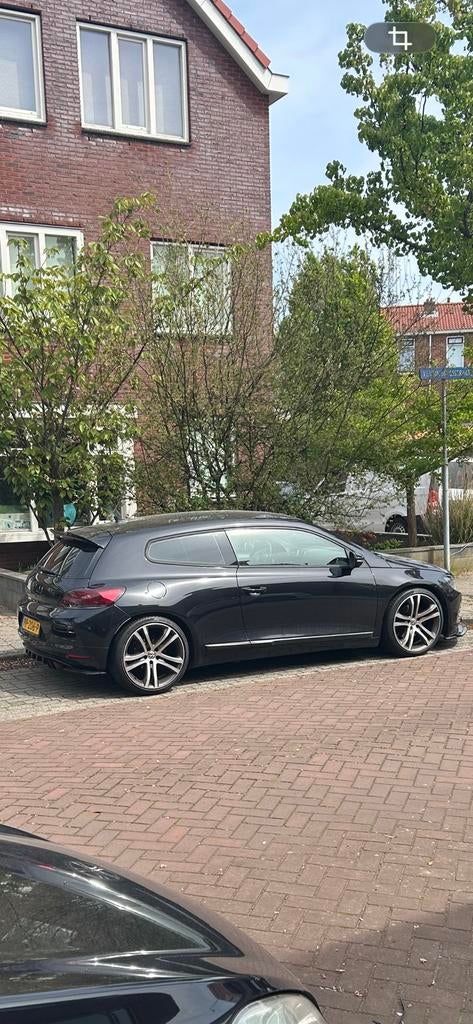 Volkswagen Scirocco 2.0 TSI DSG 2009, Auto's, 4 cilinders, 1984 cc, 4 stoelen, Zwart