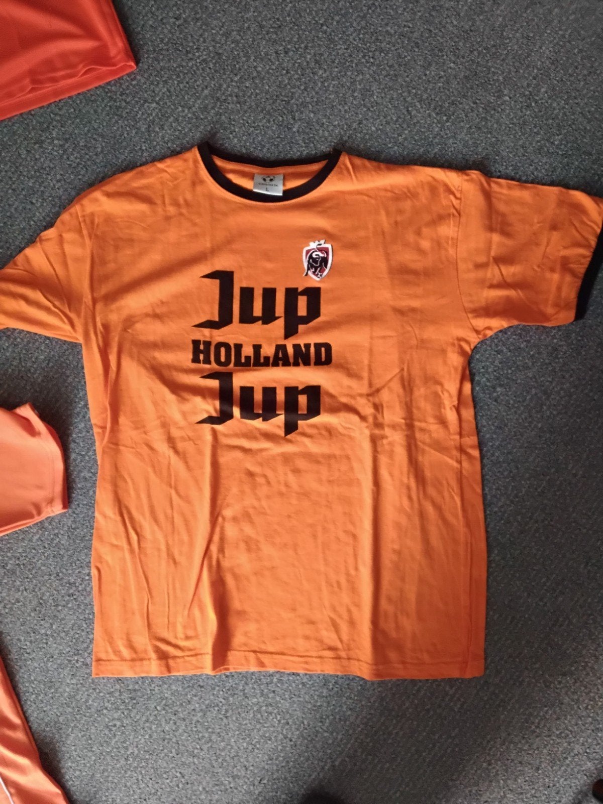 Oranje t shirt jupiler, Ophalen, Oranje
