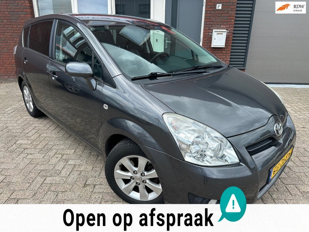Toyota Verso 1.8 VVT-i Luna 7p / Navi / Leder / PDC / Stoelv, Auto's, Toyota, Gebruikt, 4 cilinders, 7 stoelen, Leder