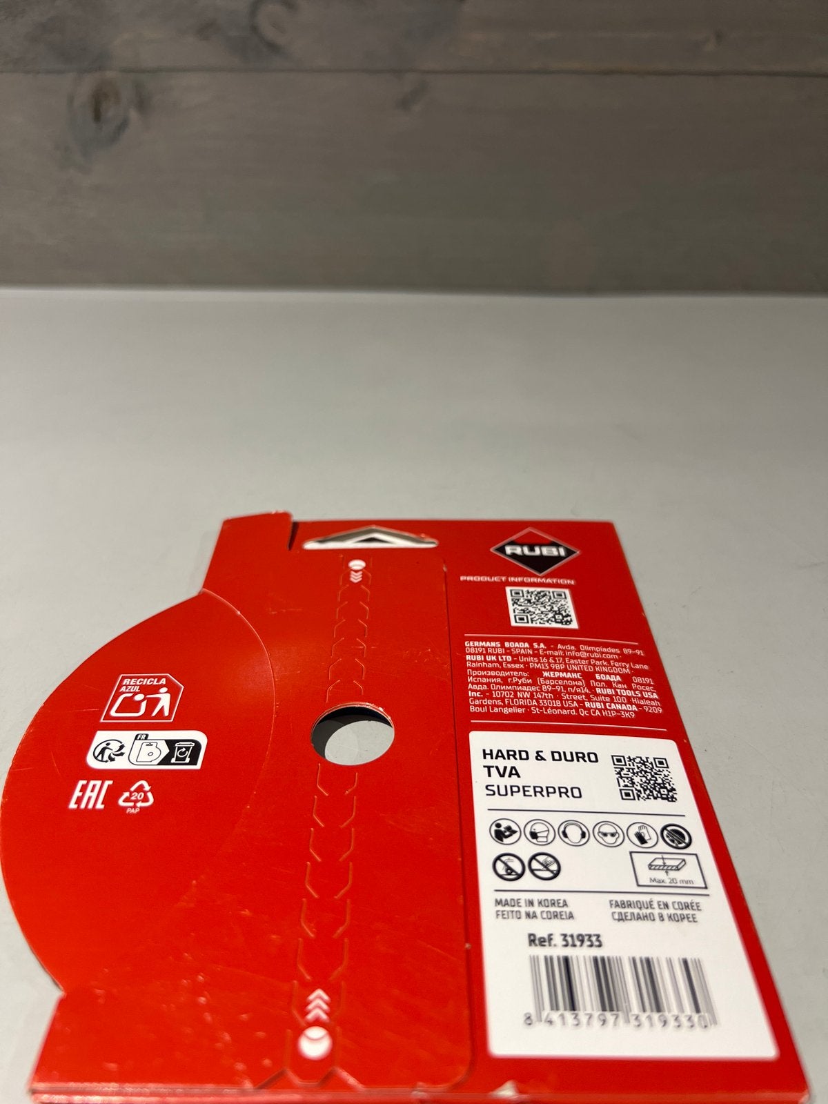 Rubi TVA Superpro Diamantslijpschijf 125mm, N, N, Nieuw, Ophalen of Verzenden