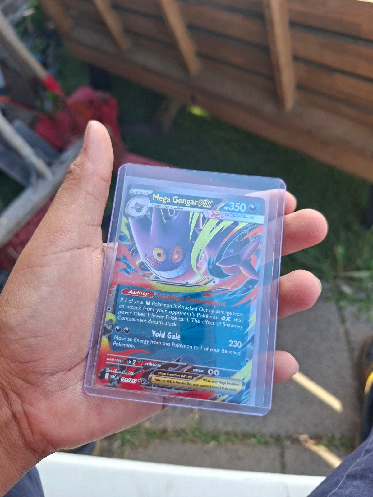 mega gengar Pokémon kaart, Ophalen, Nieuw, Losse kaart, Foil