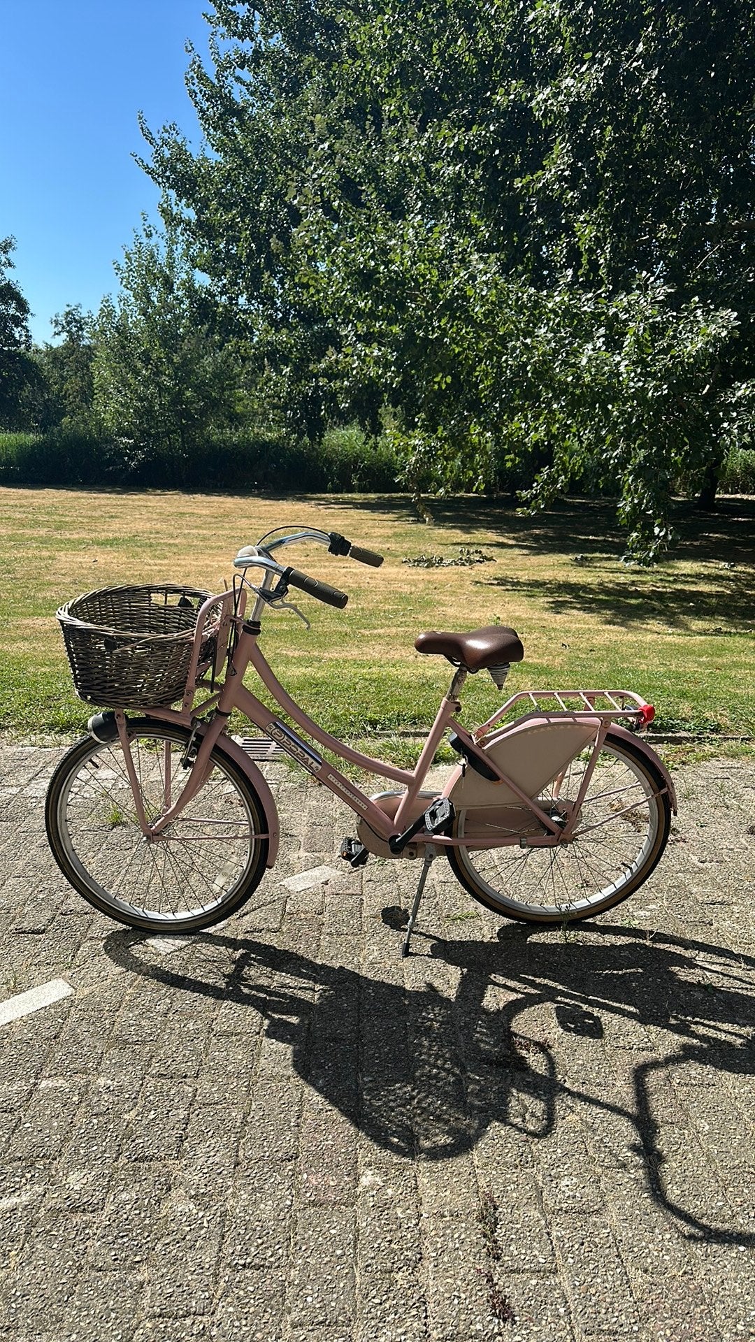 Popal Roze Meisjes Fiets, Ophalen, 24 inch, Versnellingen, Zo goed als nieuw