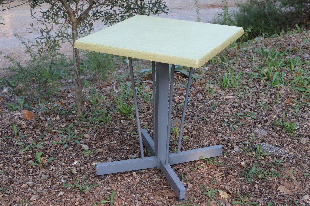 Brocante - Originele Franse Bistro-tafel!, Ophalen, Gebruikt