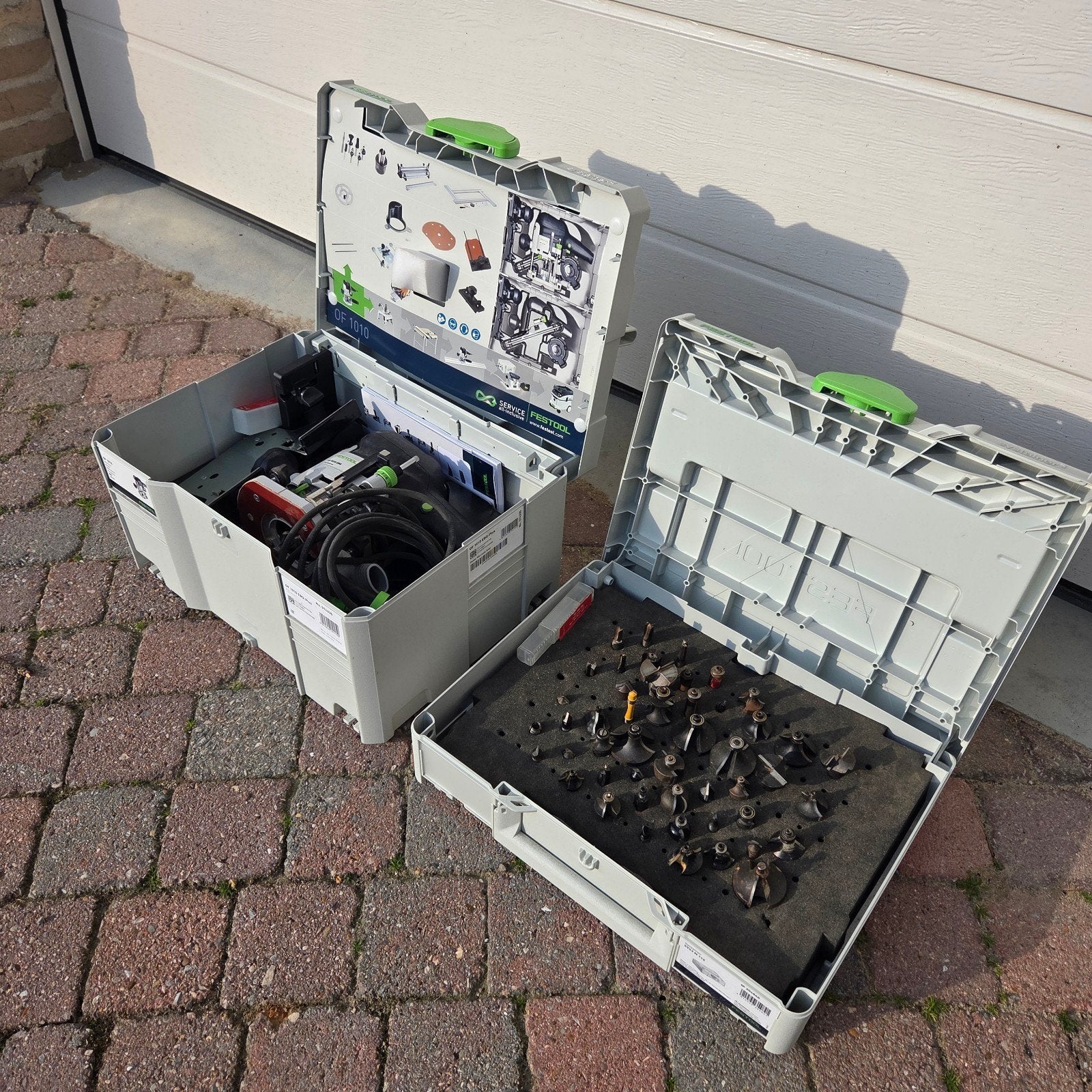 Festool bovenfrees OF1010 ebq plus + Frezen set ** nieuw set, Ophalen of Verzenden, Zo goed als nieuw