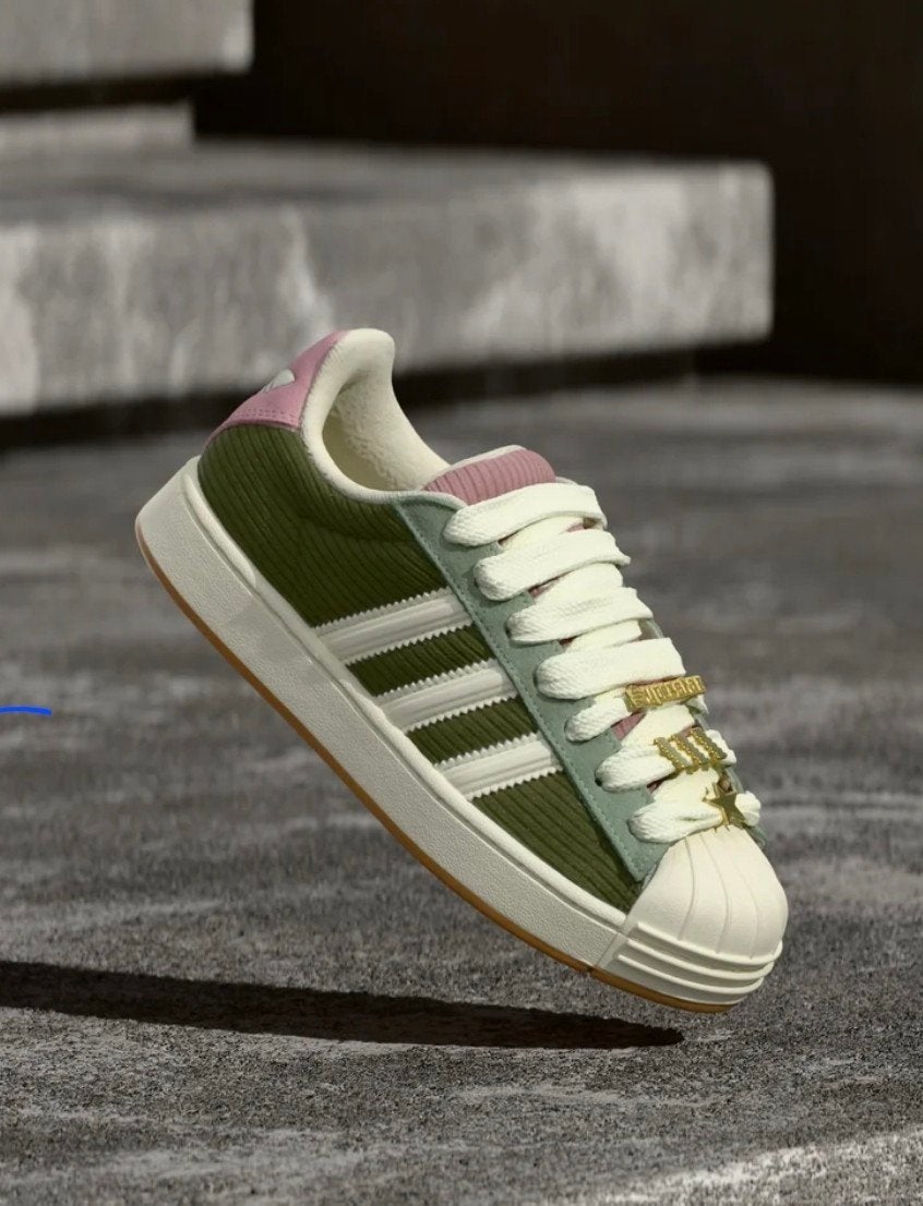 Adidas Superstar ST W groen / roze maat 38, Ophalen