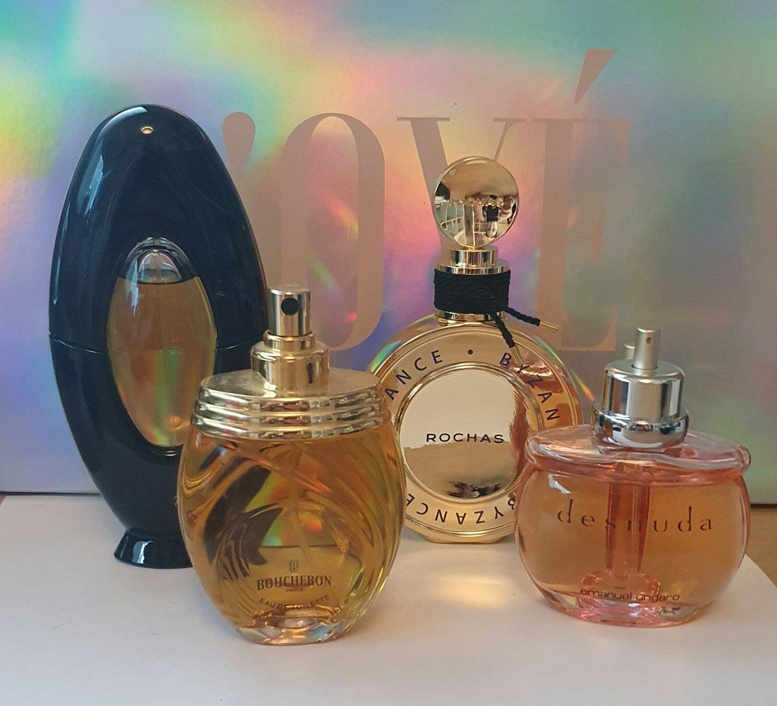 4 klassieke damesgeuren, o.a. boucheron, ungaro, rochas, Ophalen of Verzenden, Nieuw