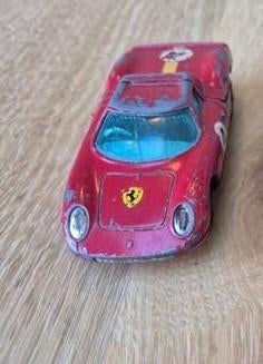 2 Vintage Autootjes: Ferrari, Lion Car DKW, Ophalen of Verzenden, Gebruikt, Auto