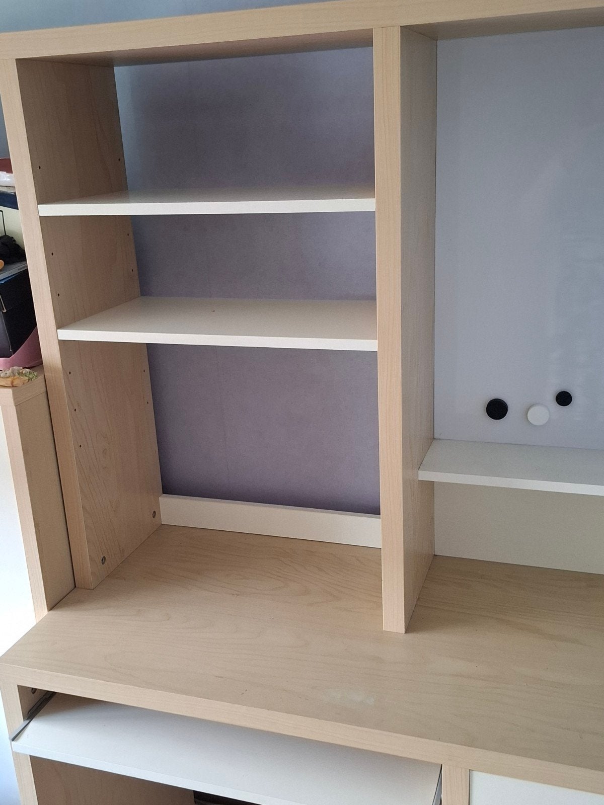 Ikea bureau iIN PRIJS VERLAAGD .Met rechts magneetbo, Ophalen, Gebruikt
