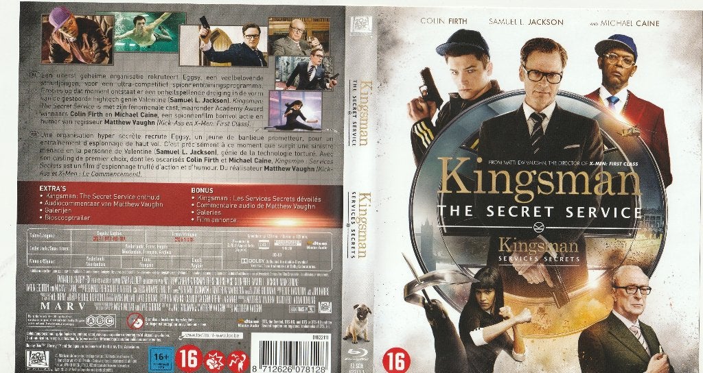 Kingsman the secret service blu ray ( ned. Ondert. ), Cd's en Dvd's, Blu-ray, Ophalen of Verzenden, Zo goed als nieuw, Actie