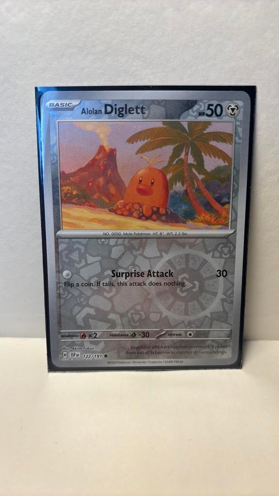 Alolan Diglett 122/191 reverse holo pokemon surging sparks, Ophalen of Verzenden, Nieuw, Boosterbox