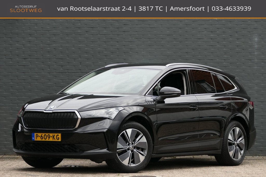 Skoda Enyaq iV 80 Assistentie Pack | Light Pack |Comfort Pac, Auto's, Skoda, Automaat, Achterwielaandrijving, Gebruikt, Zwart