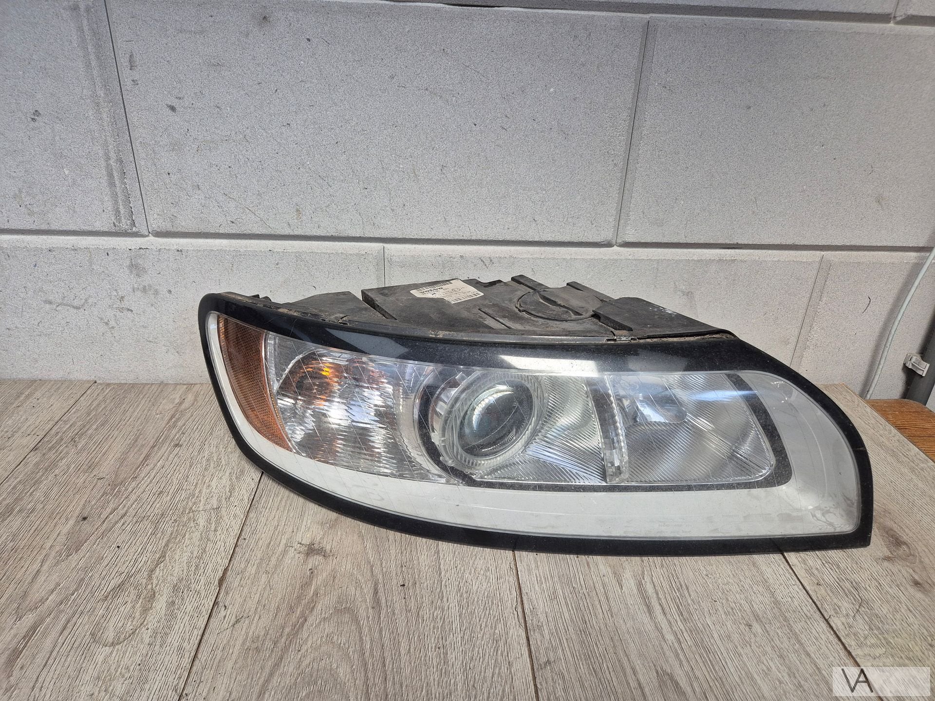 Koplamp rechts van Volvo S40 - V50 2007 tot 2012 31265695, Auto-onderdelen, Gebruikt, -, -, Ophalen of Verzenden