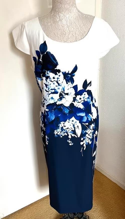 Jacques Vert jurk maat 46[vj], Blauw, Maat 46/48 (XL) of groter, Nieuw, Ophalen of Verzenden