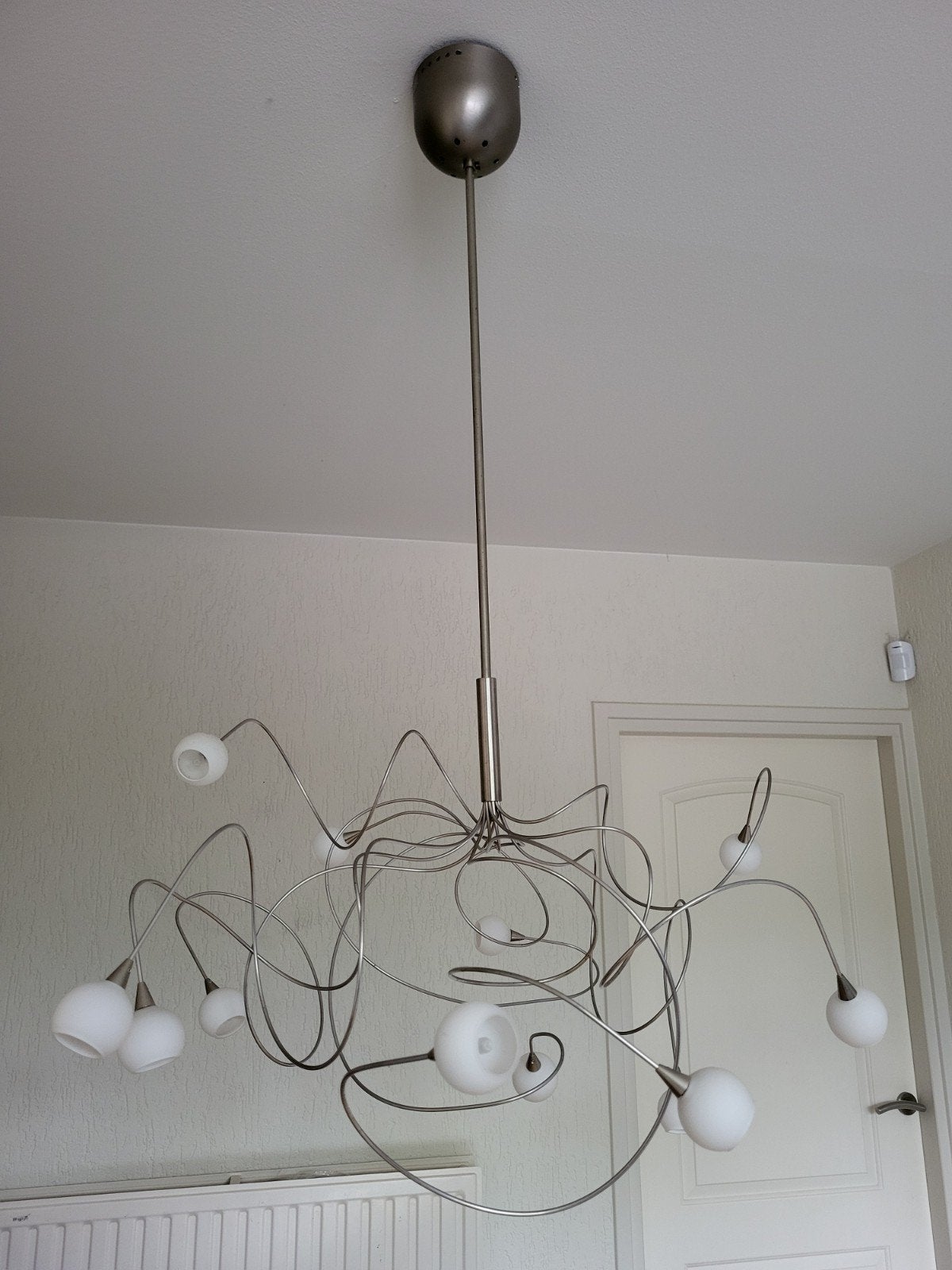 Vintage Harco Loor Snowball lamp - Dutch design, Ophalen, Gebruikt, Glas, G4