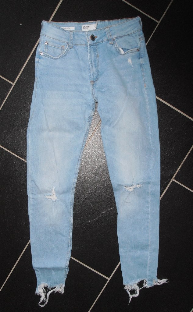 spijkerbroek maat 36, Kleding | Dames, Blauw, Maat 36 (S), Lang, Gedragen