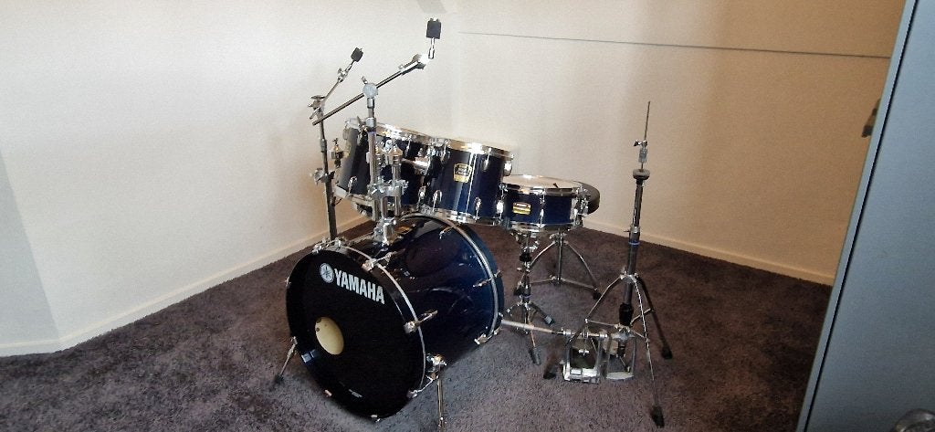 Yamaha Stage Custom Advantage Drumstel (incl. dubbel pedaal), Muziek en Instrumenten, Ophalen, Gebruikt, Onbekend, Onbekend