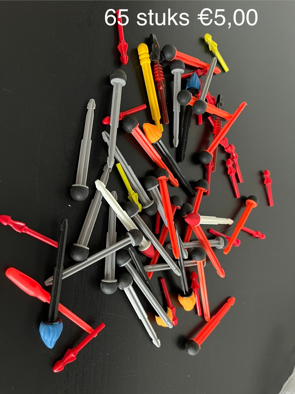 Playmobil onderdelen: pijlen 65 stuks, Ophalen of Verzenden, Zo goed als nieuw, Losse onderdelen