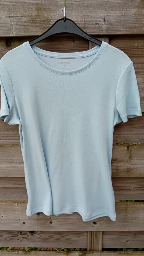 Montego t'shirt,L, Ophalen of Verzenden, Nieuw, Blauw, Korte mouw