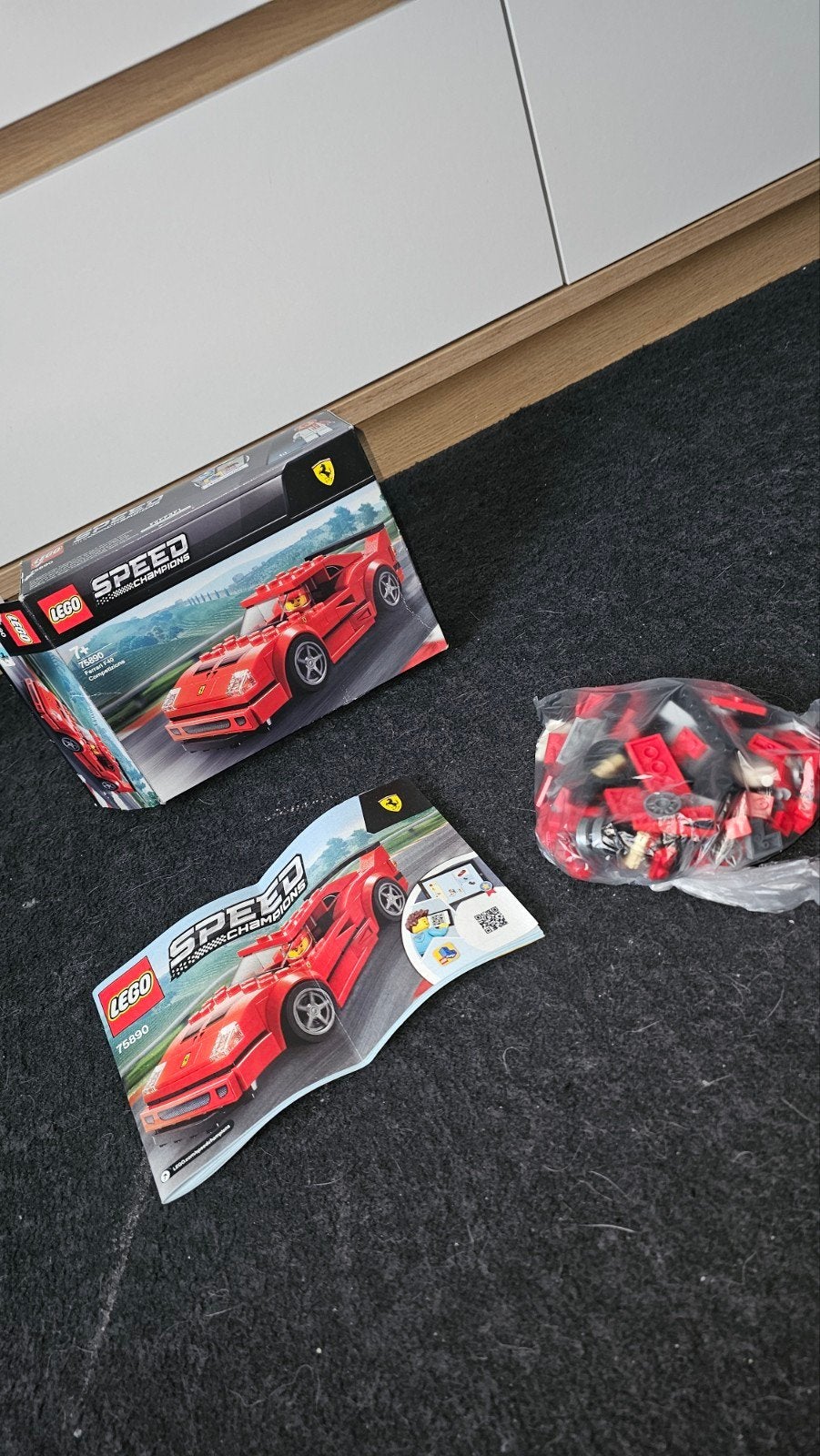 Lego set 75890 Ferrari F40 Competizione, Ophalen, Lego, Speed Champions, Zo goed als nieuw