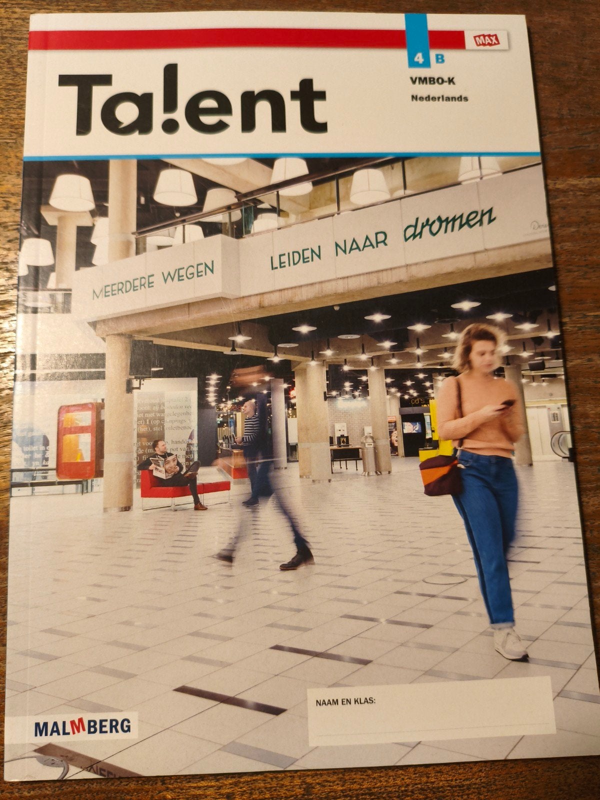 Ta!ent Nederlands VMBO-K 4B - Malmberg, VMBO, Wilma de Hoog, Janine de Bart, John Chantrel, Ophalen of Verzenden, Zo goed als nieuw