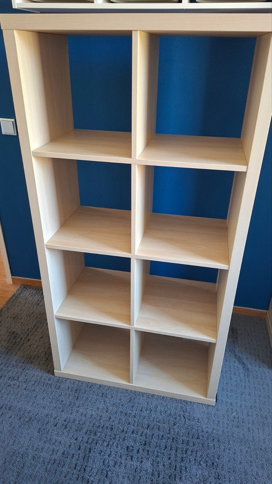 Ikea kallax kast, Ophalen, Met plank(en), Gebruikt, 100 tot 150 cm