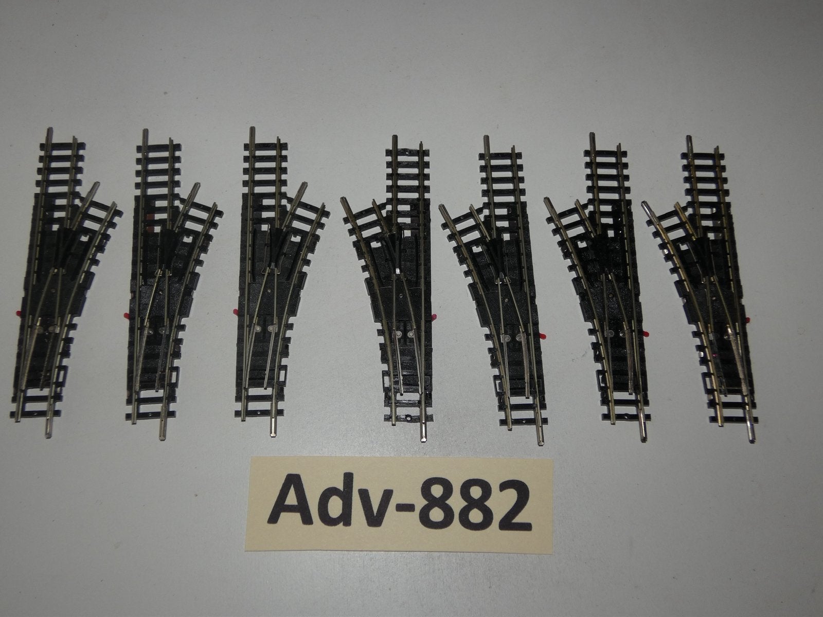 Adv-882 N Spoor Rechte Wissels 14951/53 Minitrix, Gebruikt, Gelijkstroom, Trix, Rails