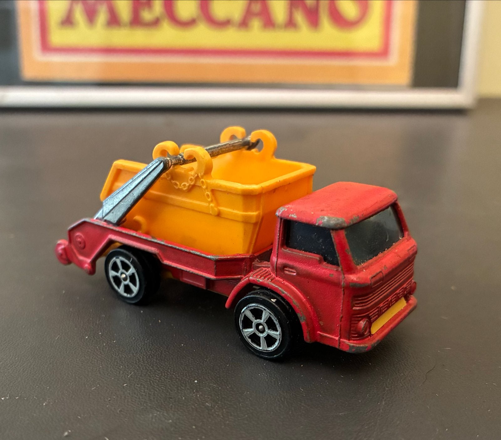 Vintage Corgi Juniors nr 54 Ford D-1000 Vuilniswagen, Verzamelen, Ophalen of Verzenden, Gebruikt