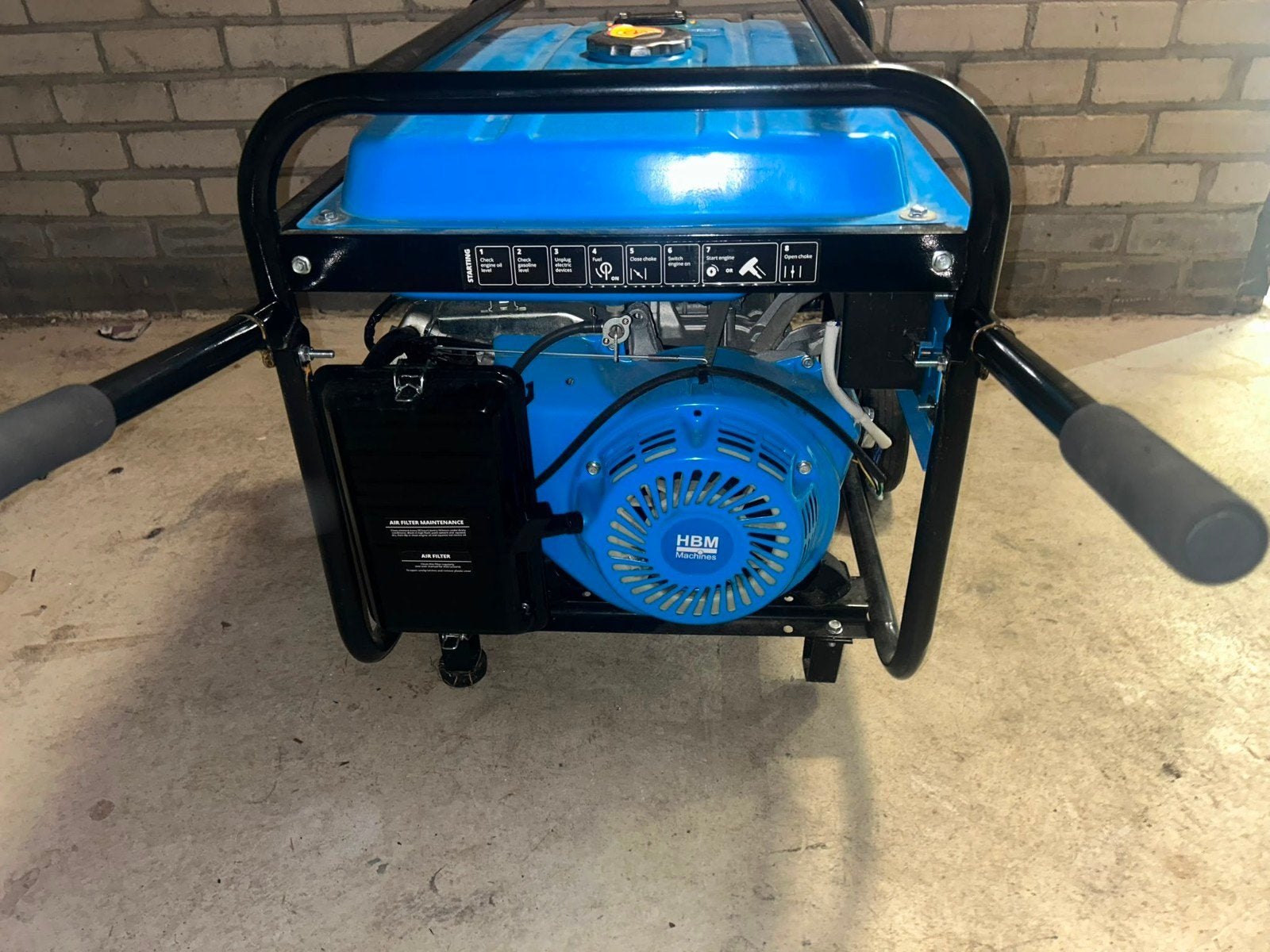 Hbm machines  aggregaat 5000 watts, 100 liter of meer, Ophalen of Verzenden