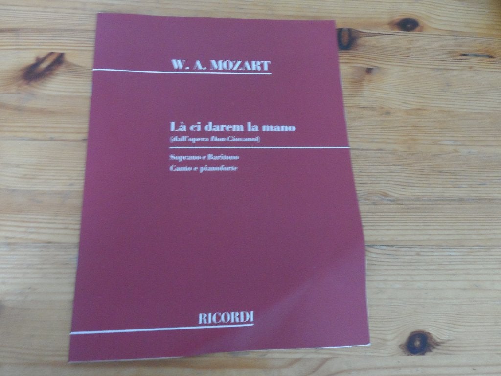 Mozart - la ci darem la mano / schon lacht der holde .., Muziek en Instrumenten, Bladmuziek, Klassiek, Ophalen of Verzenden, Artiest of Componist