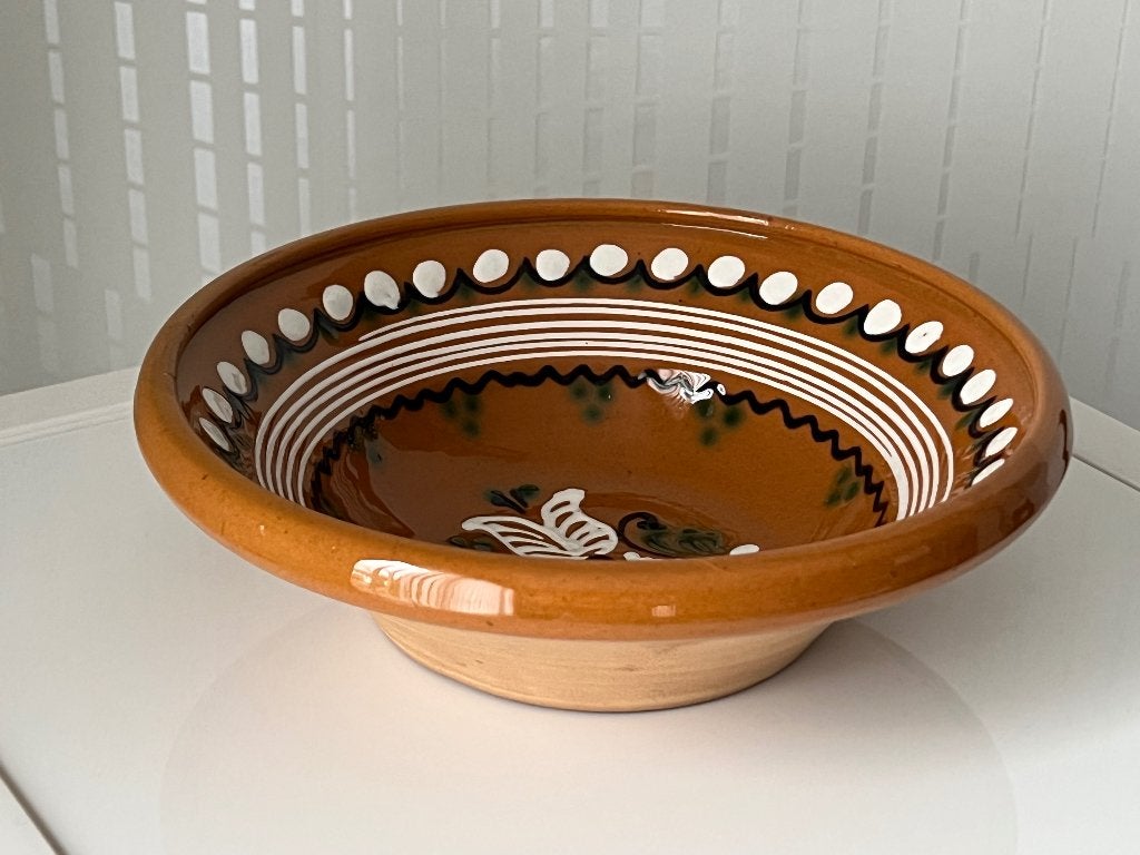 Mooie schaal , fruitschaal, sierschaal handmade, Schaal, Rond, Ophalen of Verzenden, Zo goed als nieuw