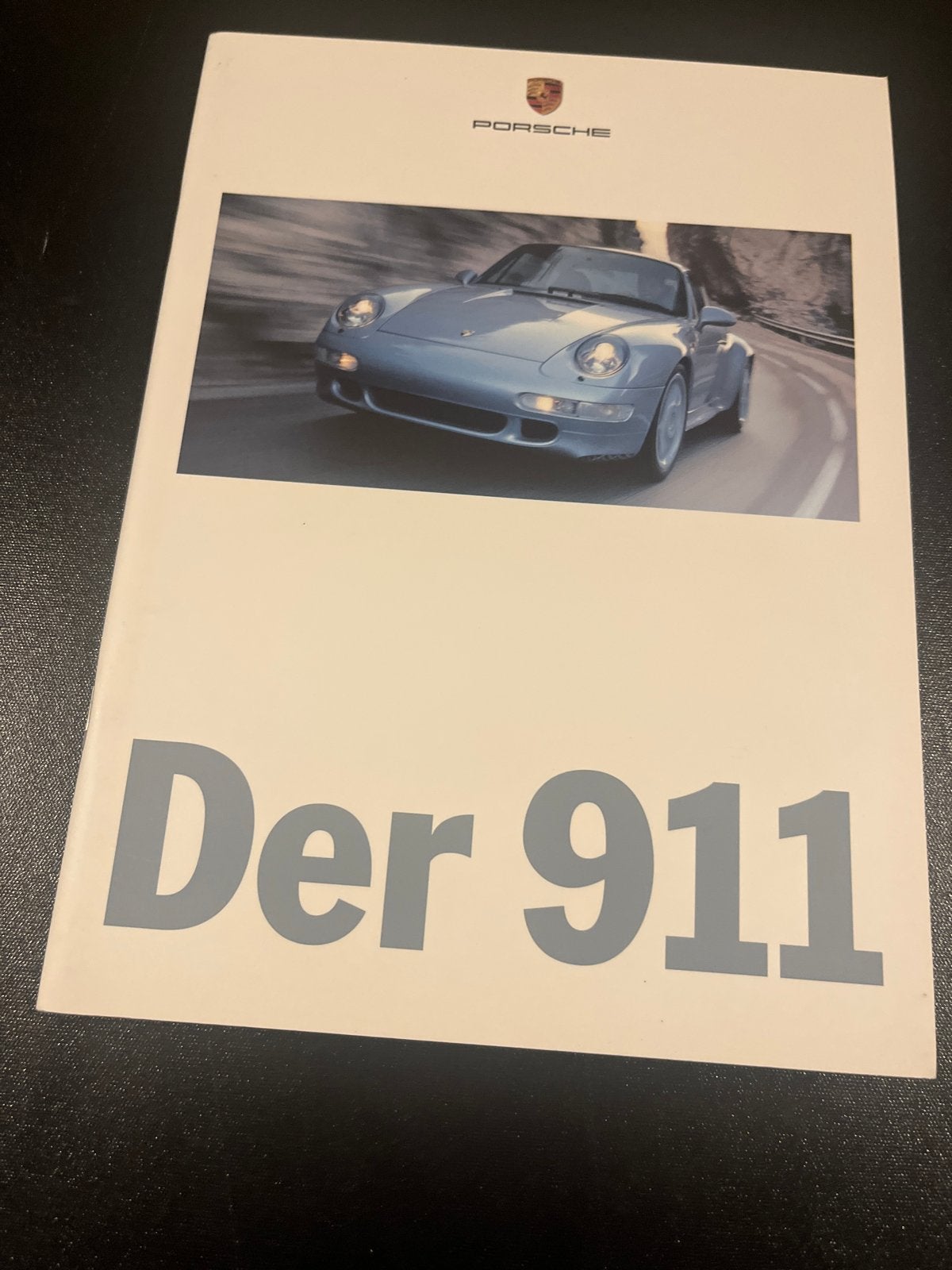Porsche 911 (993) Duitstalige folder 1996, Ophalen of Verzenden, Zo goed als nieuw, Porsche