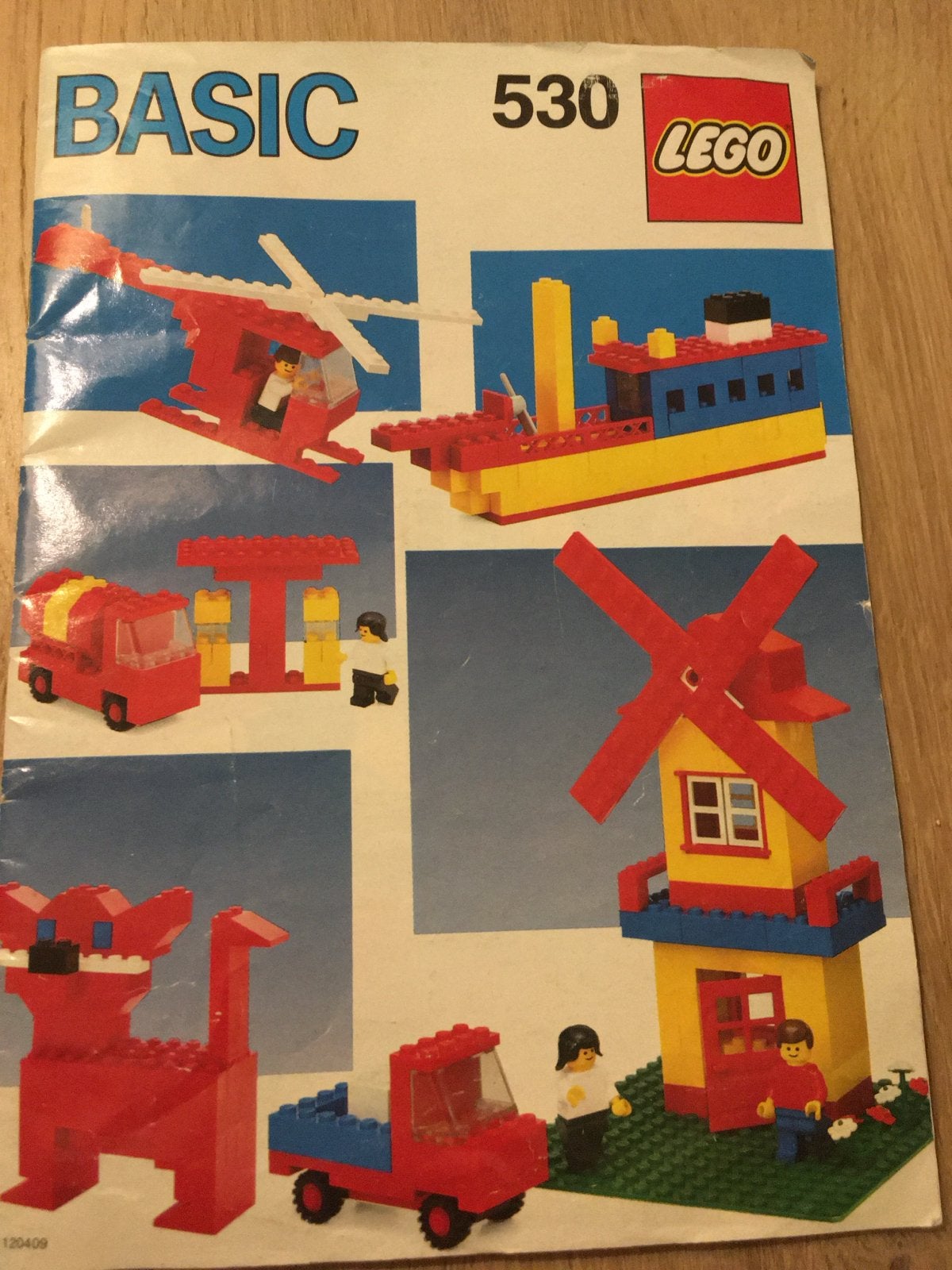 Vintage LEGO Basic 530 set met instructieboekje, Ophalen of Verzenden, Gebruikt, Overige merken