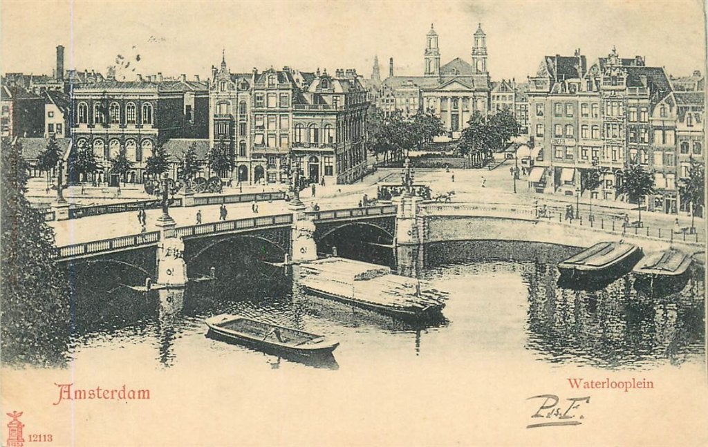 378-311-025 Amsterdam Waterlooplein, Verzenden, Voor 1920, Noord-Holland