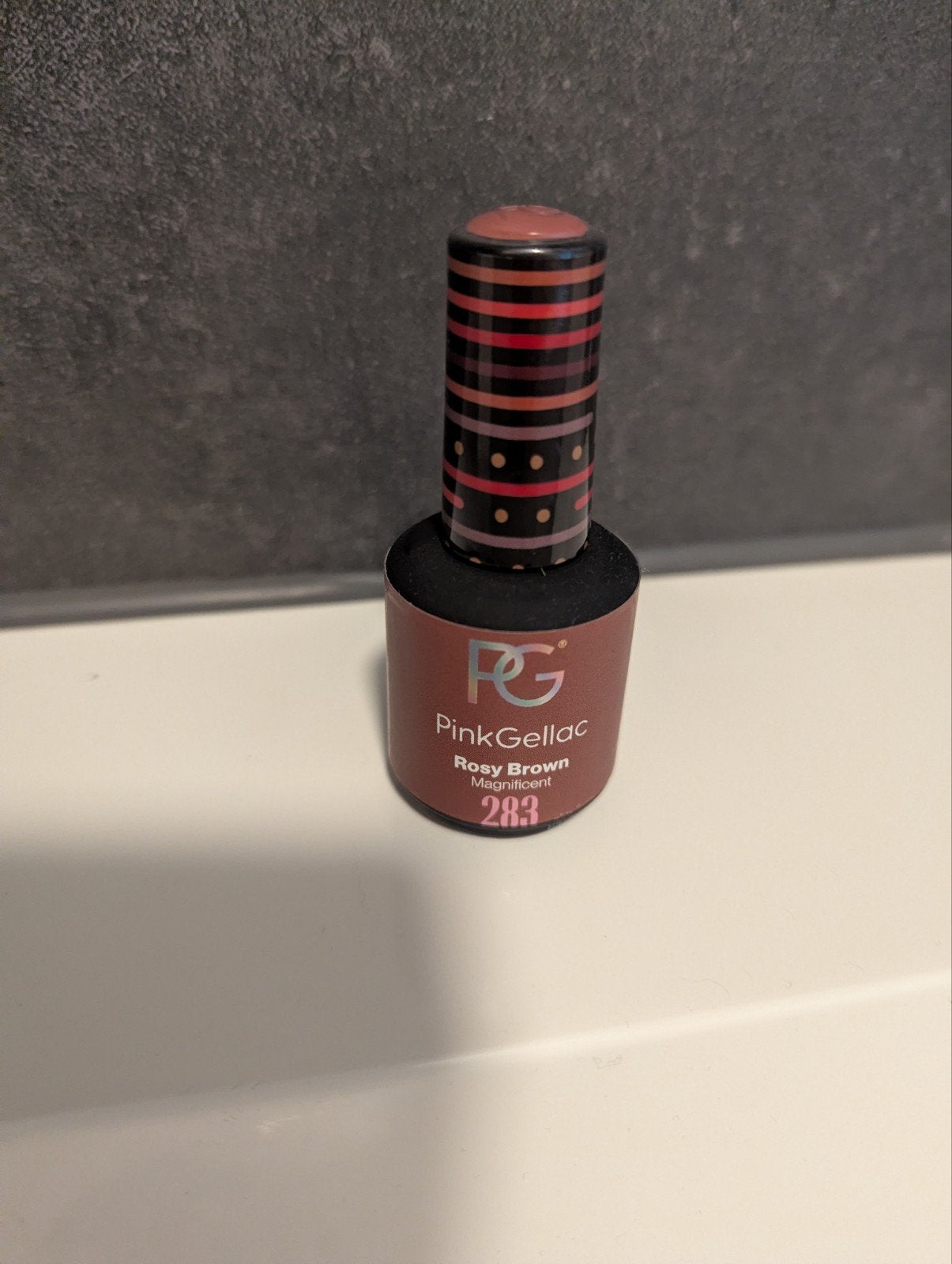 Pink Gellac Rosy Brown 283 nieuw!, Ophalen of Verzenden, Nieuw, Roze, Handen en Nagels