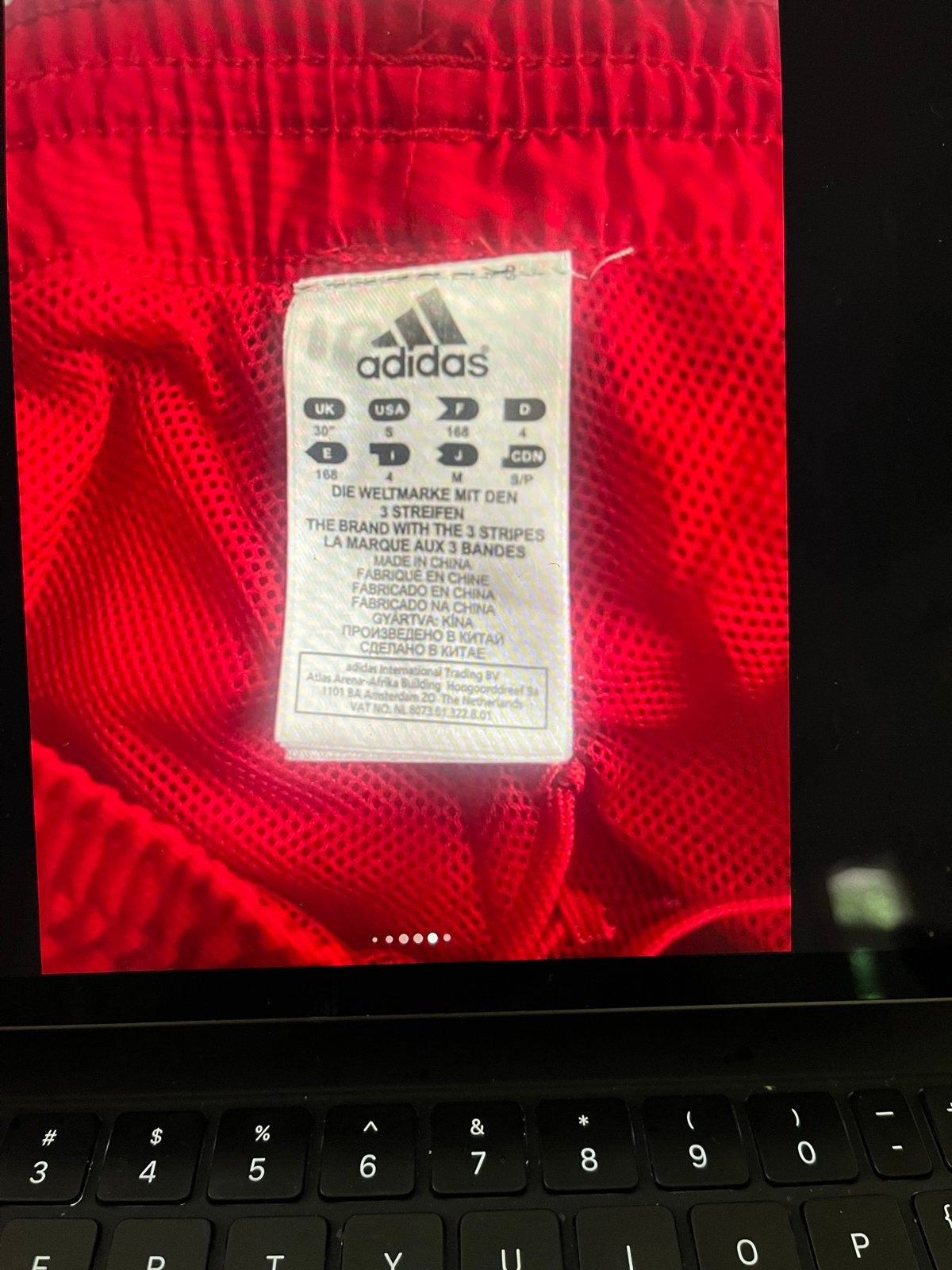 Adidas Climalite Trainingsbroek Rood Maat 164, Fitness, Ophalen of Verzenden, Gedragen, Rood