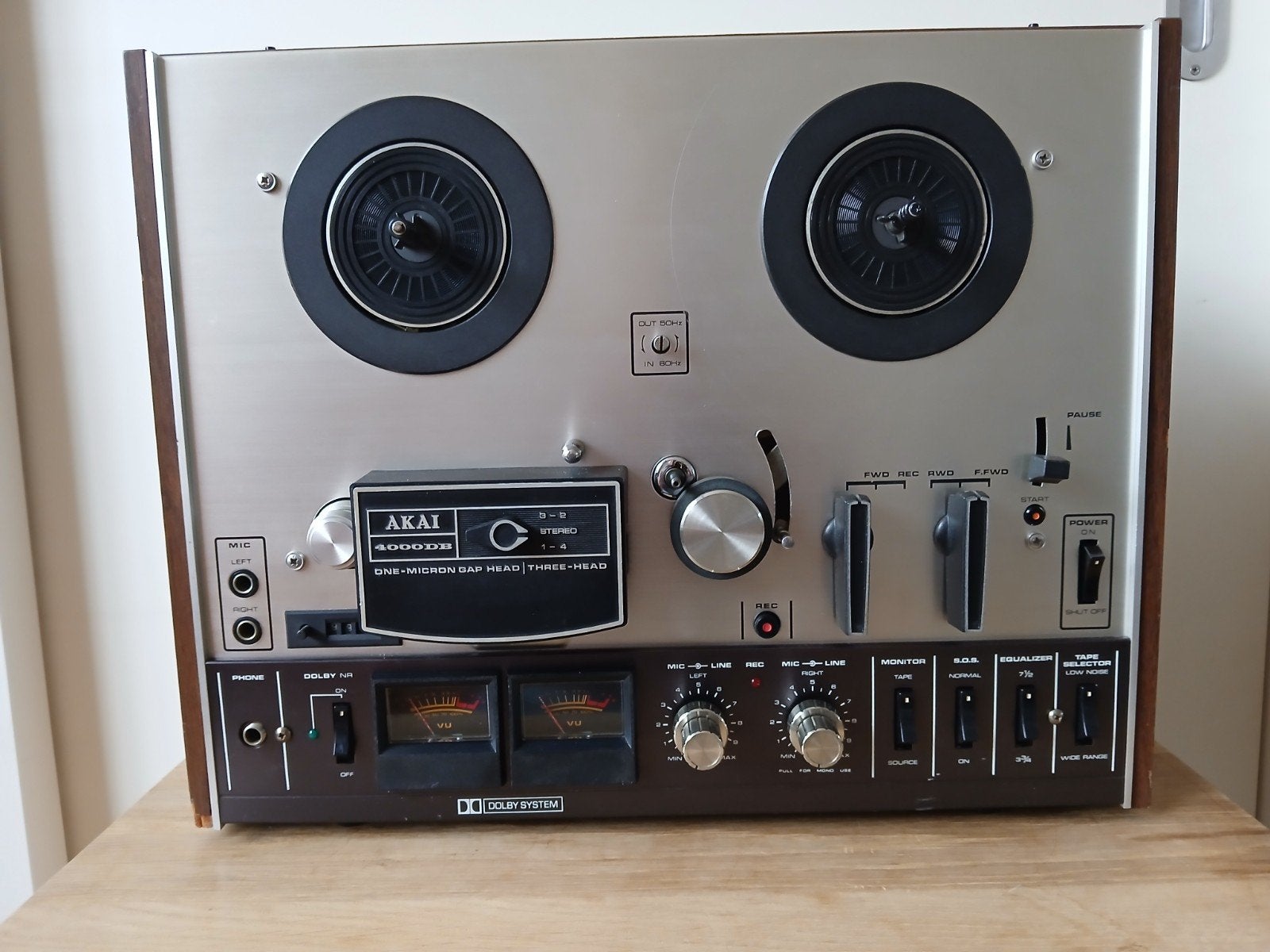 Akai 4000DB bandrecorder, Ophalen, Bandrecorder