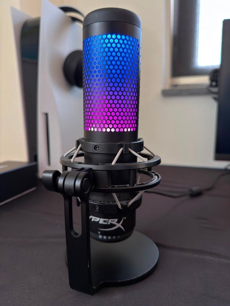 HyperX QuadCast S USB Microfoon - RGB, streaming, Muziek en Instrumenten, Microfoons, Zo goed als nieuw, Overige typen, Ophalen