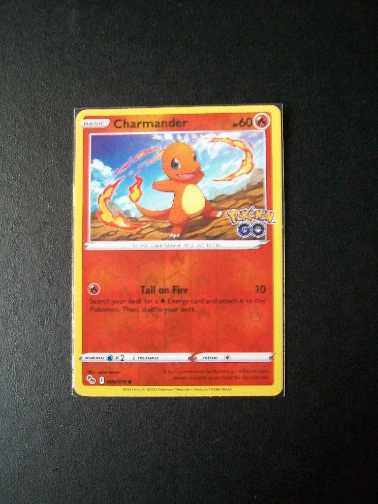 2145: Nieuwe Pokemon GO Kaart holofoil CHARMANDER  (008/078), Verzenden, Nieuw, Losse kaart