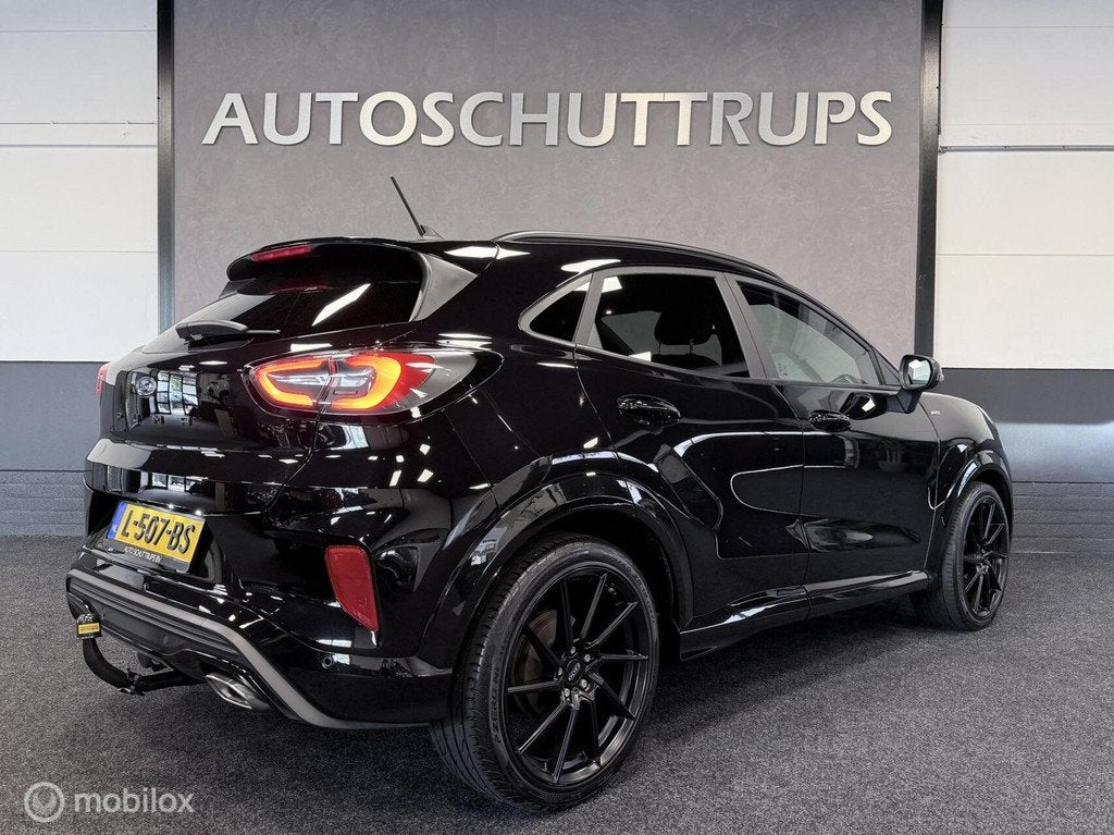 Ford Puma 1.0 EcoBoost ST-Line 1e EIGENAAR / NAP / AUTOMAAT, 1226 kg, Zwart, Origineel Nederlands, Bedrijf
