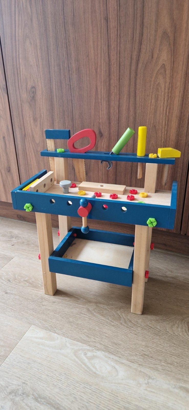Houten Werkbank Speelgoed voor Kinderen, Ophalen, Zo goed als nieuw, Jongen of Meisje