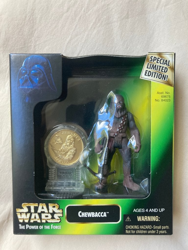Star Wars POTF new millennium minted coin Chewbacca, Ophalen of Verzenden, Nieuw, Actiefiguurtje
