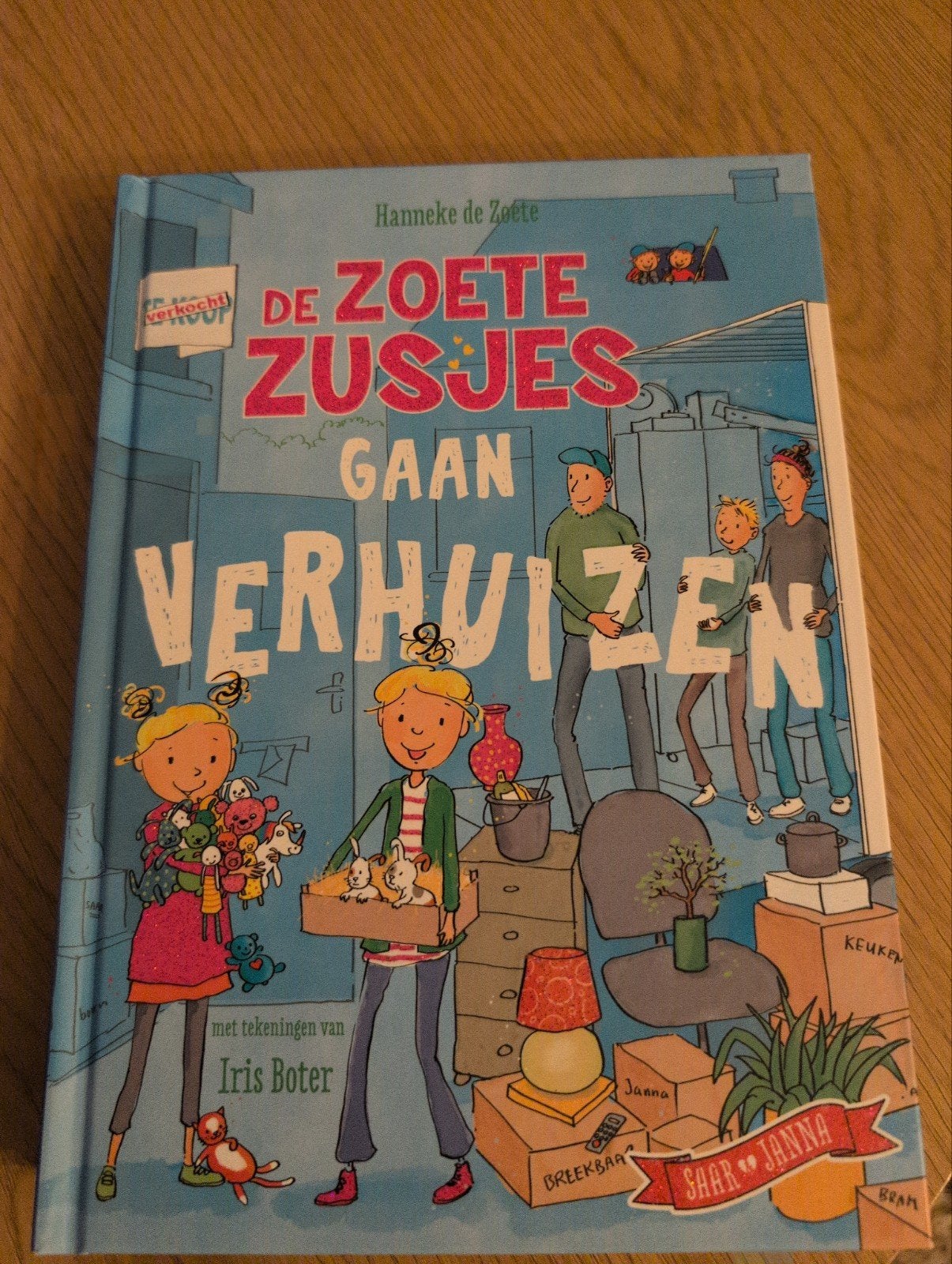 Hanneke de Zoete - De Zoete Zusjes gaan verhuizen, Ophalen of Verzenden, Hanneke de Zoete, Fictie algemeen