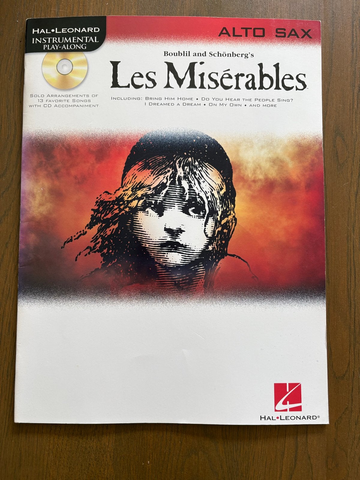 Les Misérables - Alto Sax bladmuziek met CD, Filmmuziek en Soundtracks, Ophalen of Verzenden, Zo goed als nieuw, Saxofoon