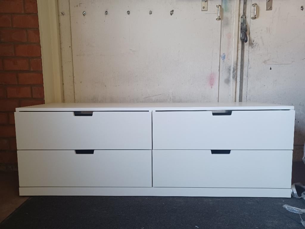 Ikea - Nordli ladekast, Ophalen, 150 tot 200 cm, Zo goed als nieuw, 3 of 4 laden