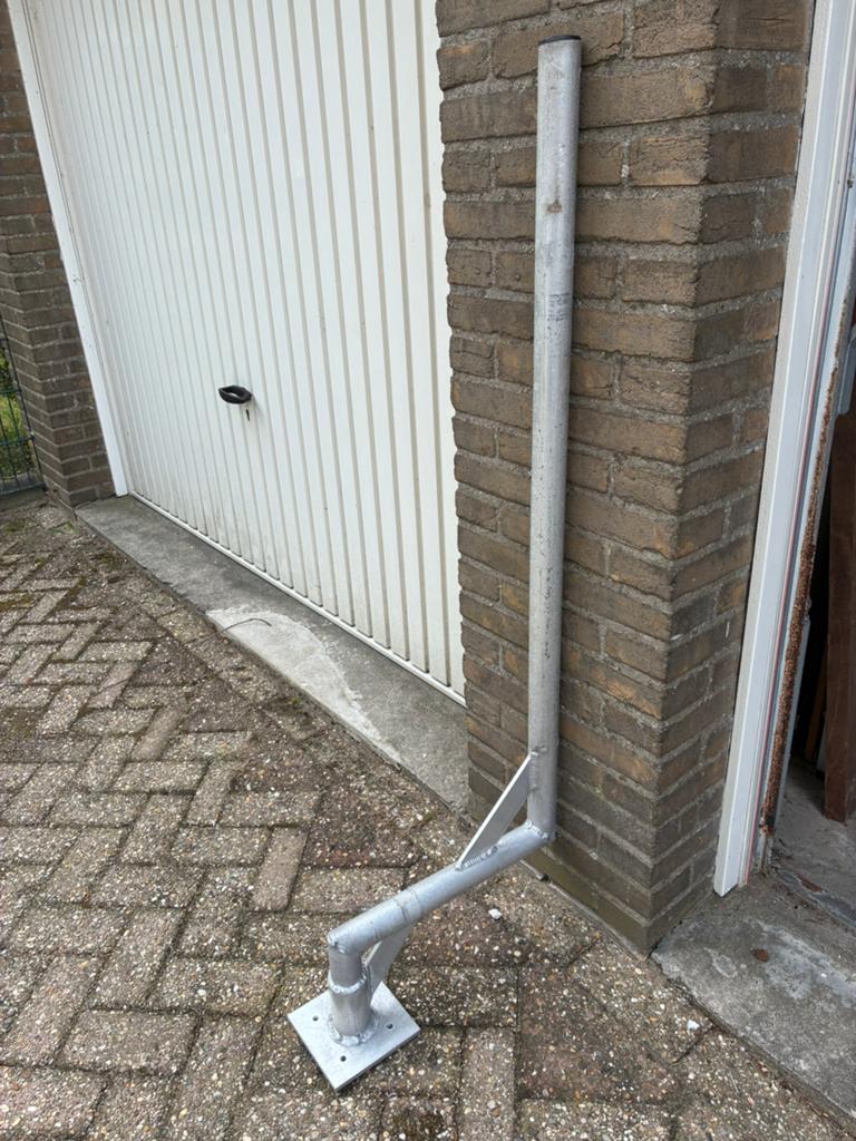 Muurbeugel aluminium, Ophalen, 250 mm of meer