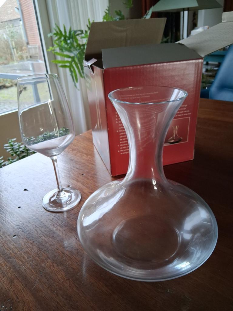 Kristallen decanteerkaraf NIEUW IN DOOS Schott Zwiesel, Ophalen of Verzenden, Nieuw
